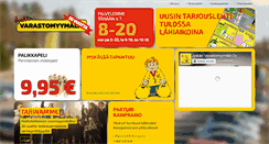 Desktop Screenshot of jyskanvarastomyymala.fi